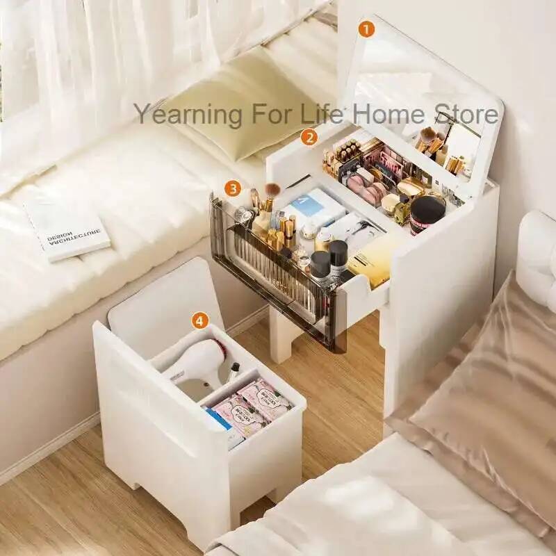 Desk Setup In Small Bedroom - Стол-комод с зеркалом в 1, 3