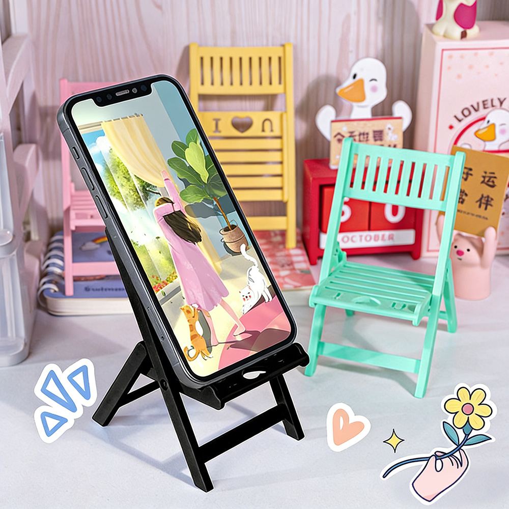 Desk Setup In Small Bedroom - Миниатюрная складная подставка для телефона в