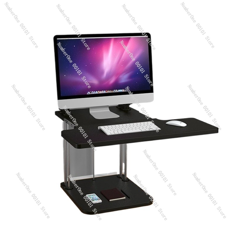 Desk Setup For Laptop And Monitor - Регулируемый по высоте настольный конвертер для