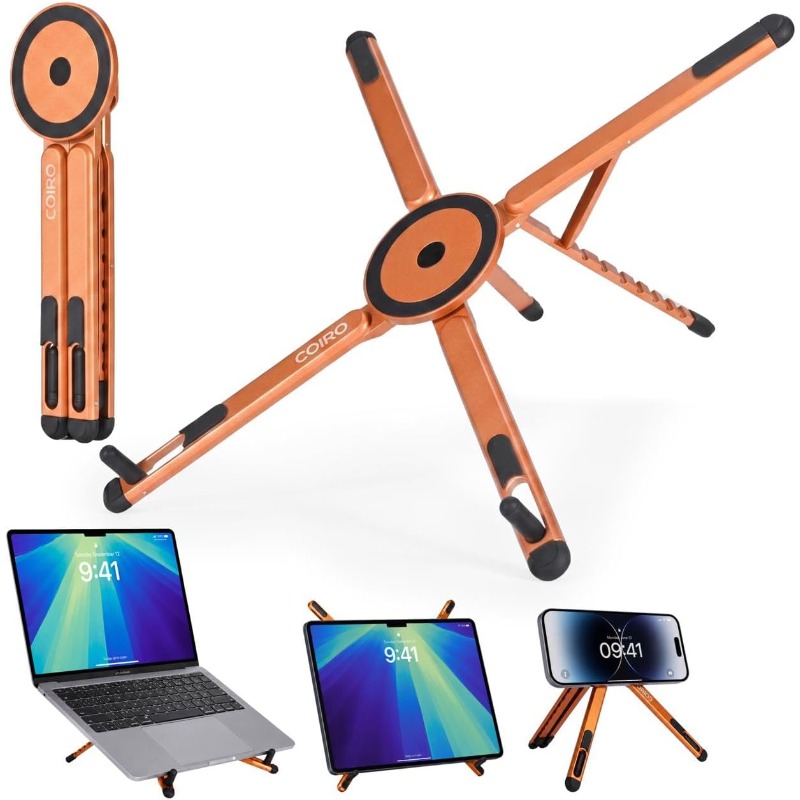 Desk Setup Home - Магнитная складная подставка 3-в-1 для ноутбука,