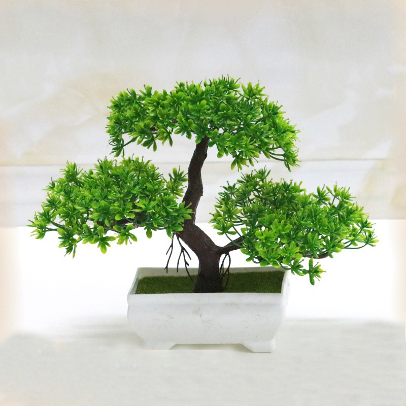 Desk Setup Plant - Искусственный бонсай, пластиковое бионическое искусственное растение