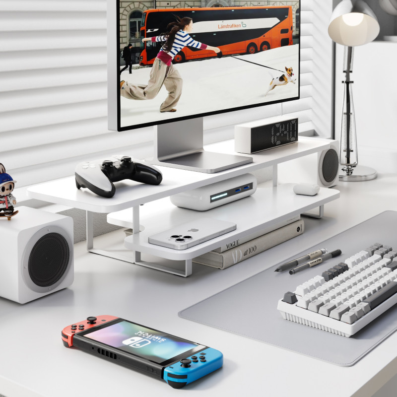 Подставка для монитора из масс – обзор и цена Desk Setup For Laptop And Monitor
