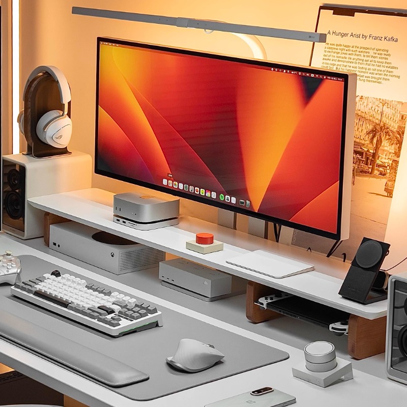 Современная подставка для мони – обзор и цена Desk Setup For Laptop And Monitor