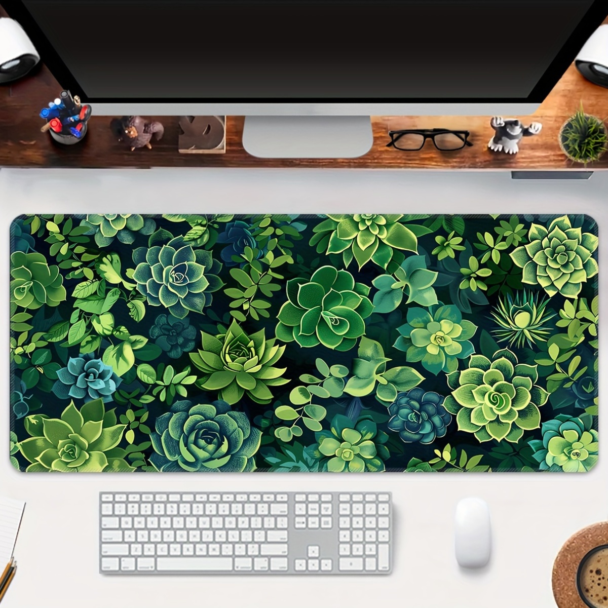 Большой игровой коврик для мыш – обзор и цена Desk Setup With Plants