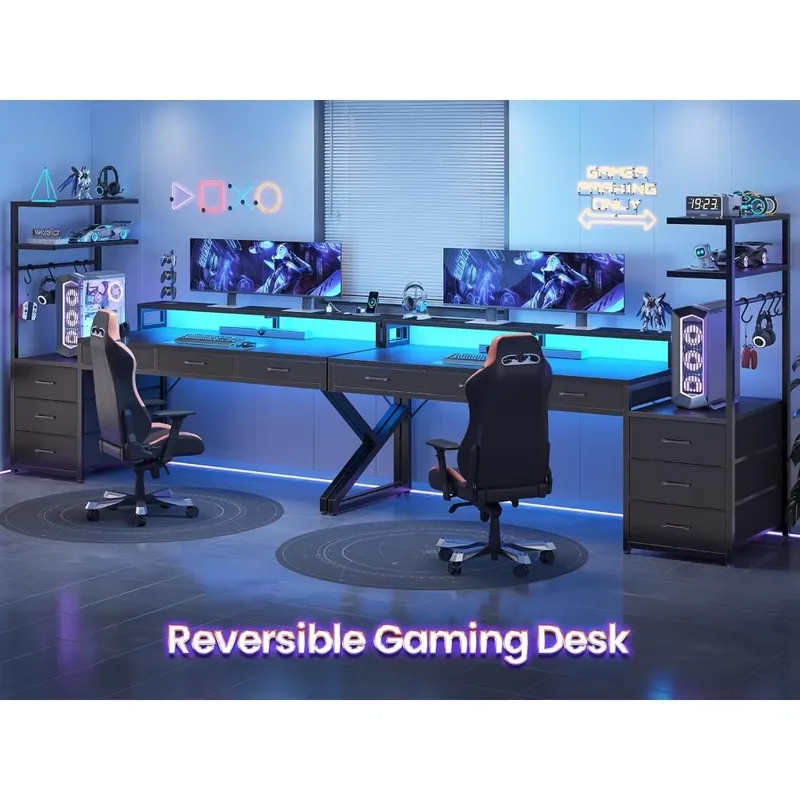 Игровой стол 55 дюймов с 6 ящи – обзор и цена Desk Setup Corner