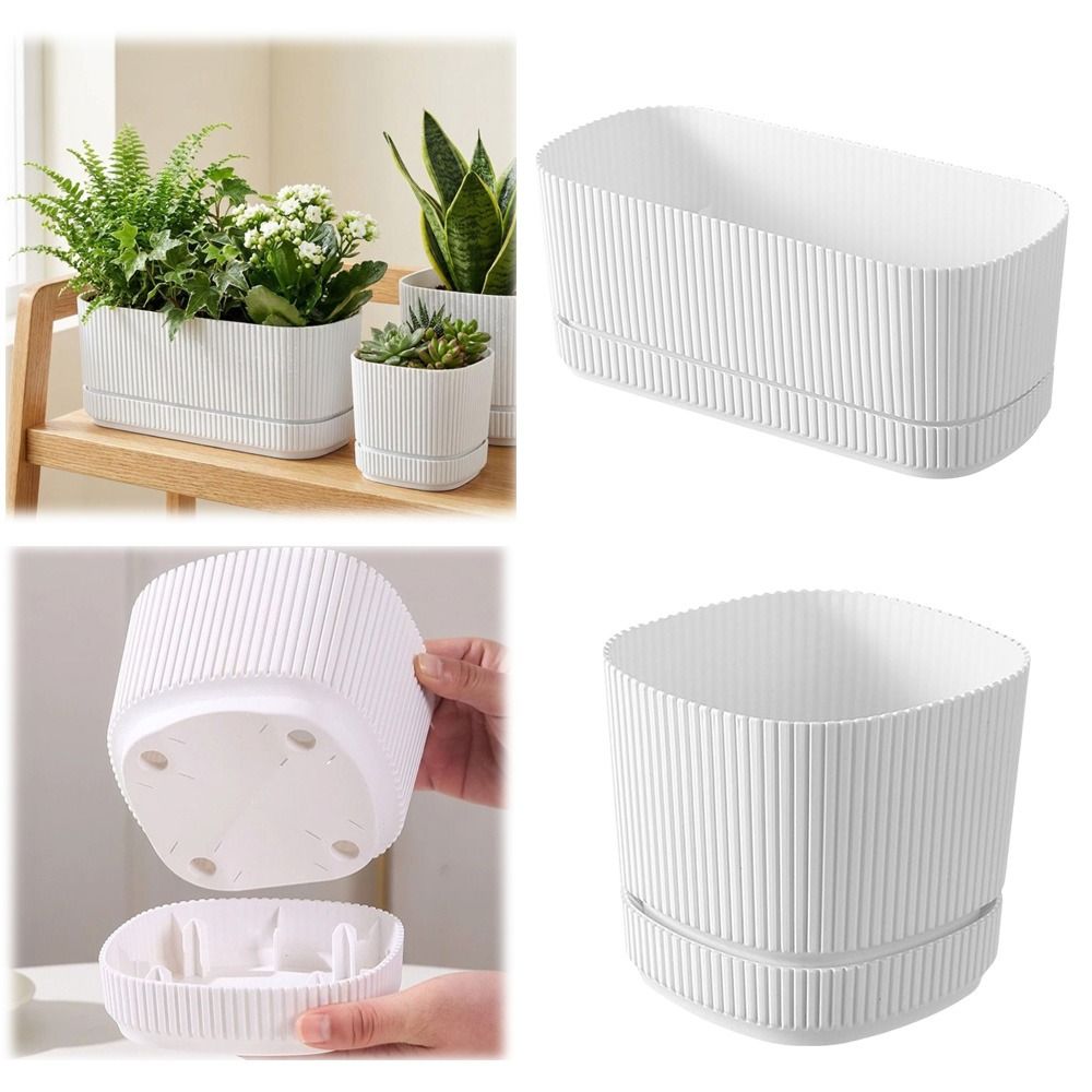 Пластиковый самополивающийся ц – обзор и цена Desk Setup Plant