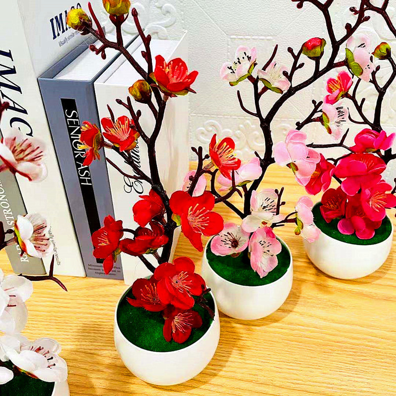 Имитация сливового цветочного  – обзор и цена Desk Setup Plant