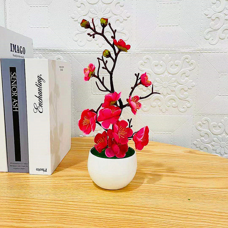Имитация сливового цветочного  – обзор и цена Desk Setup Plant