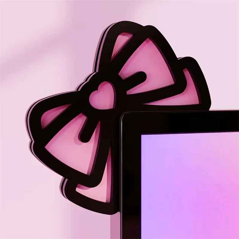 Kawaii розовый акриловый бант  – обзор и цена Desk Setup Home