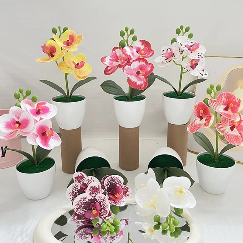 1 шт. 20 см имитация растений  – обзор и цена Desk Setup Plants