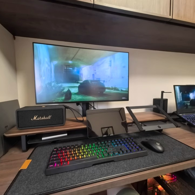 Модульная подставка для монито – обзор и цена Desk Setup For Laptop And Monitor