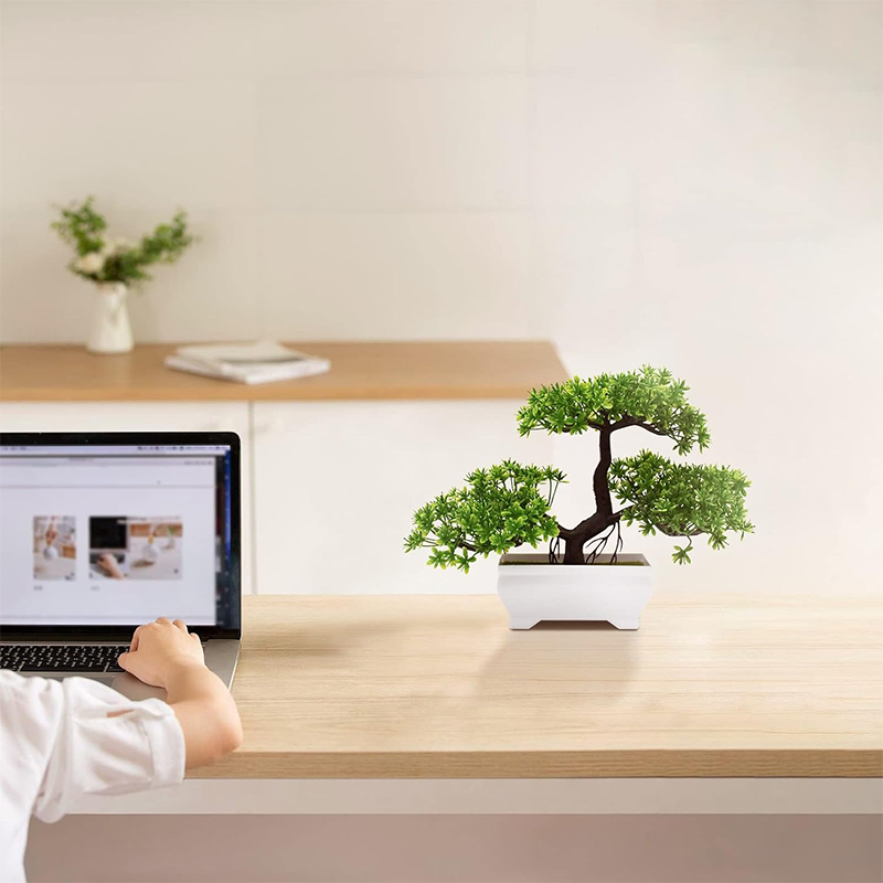 Искусственный бонсай, пластико – обзор и цена Desk Setup Plant