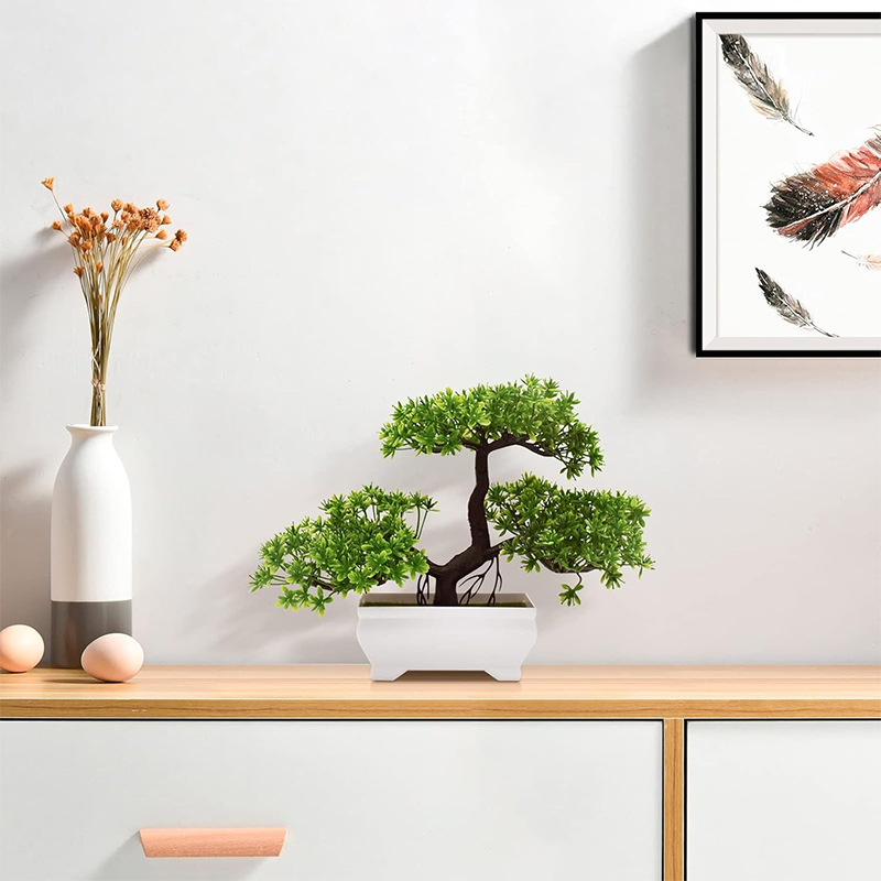 Искусственный бонсай, пластико – обзор и цена Desk Setup Plant